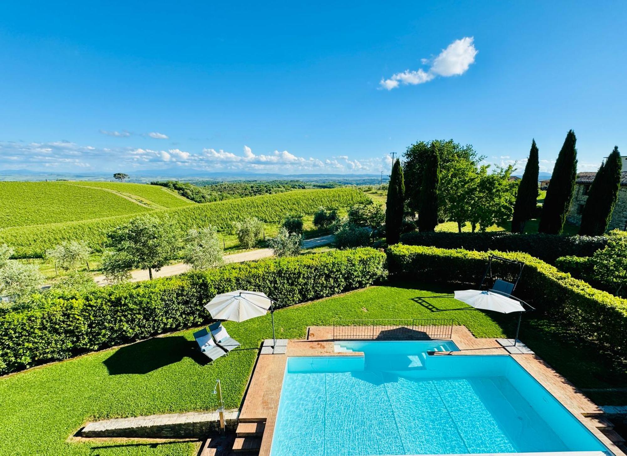 Villa Clara in Chianti 15min from Siena San Sano Esterno foto