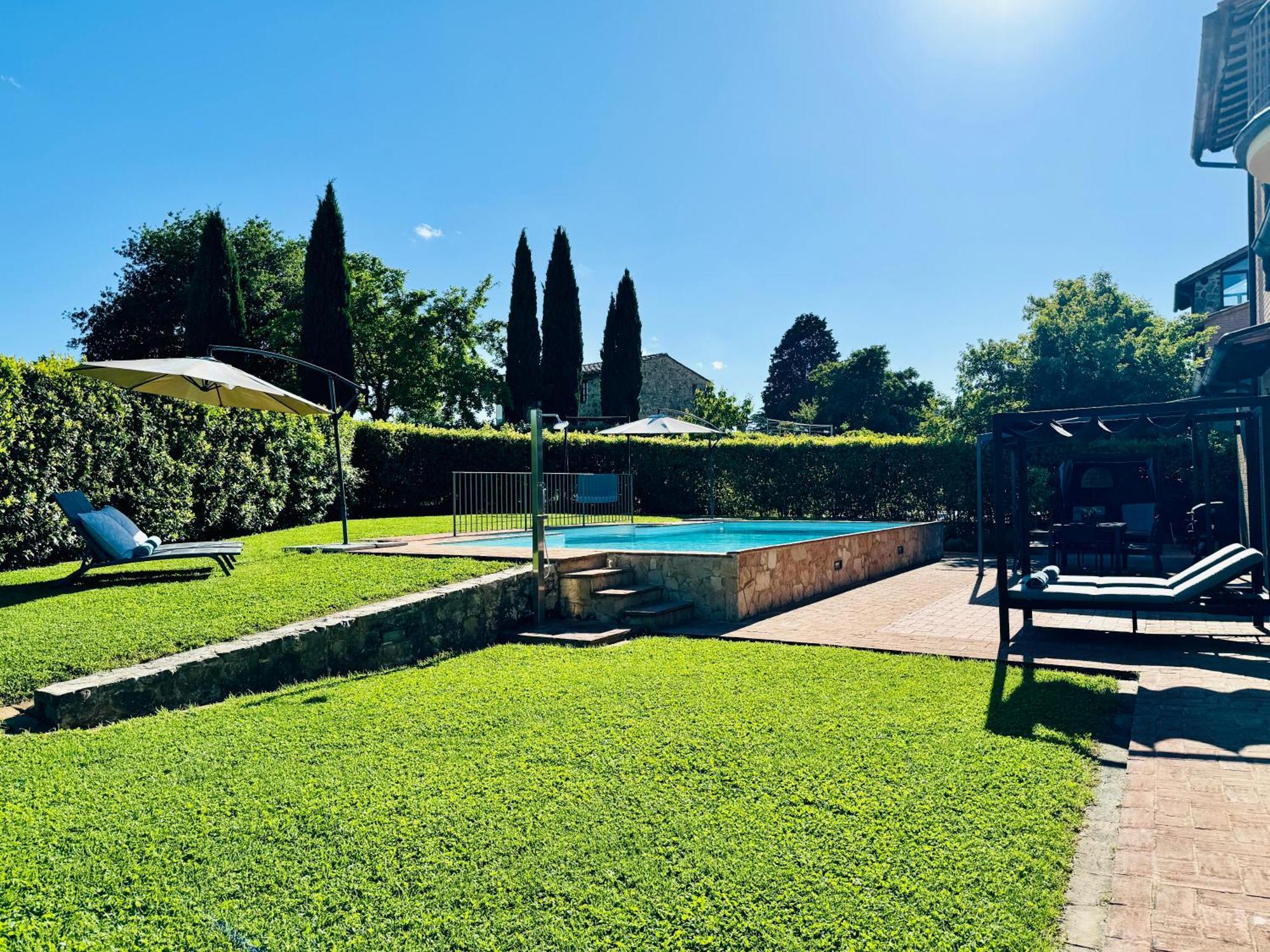 Villa Clara in Chianti 15min from Siena San Sano Esterno foto